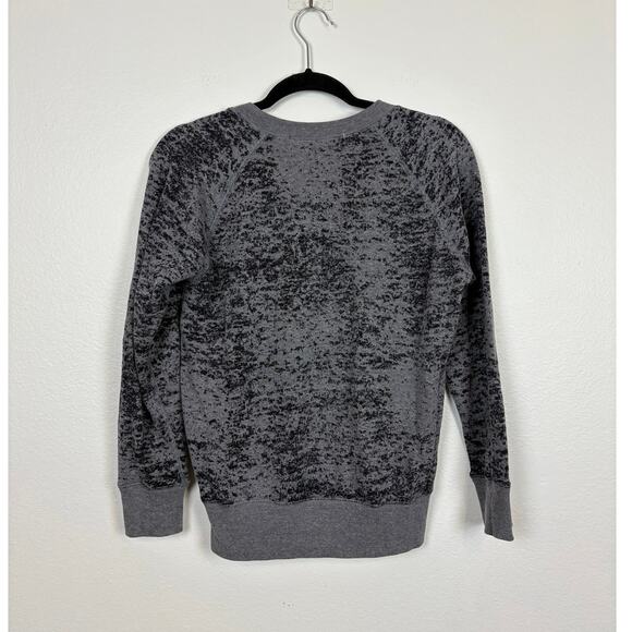 IRO Lisbet Burnout Animal Print Two Tone Crewneck Small - Picture 2 of 4